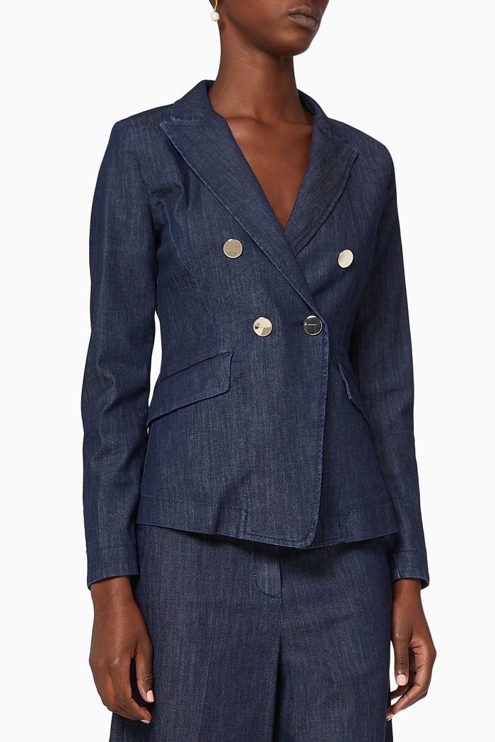 

Chimera Denim Blazer, Blue