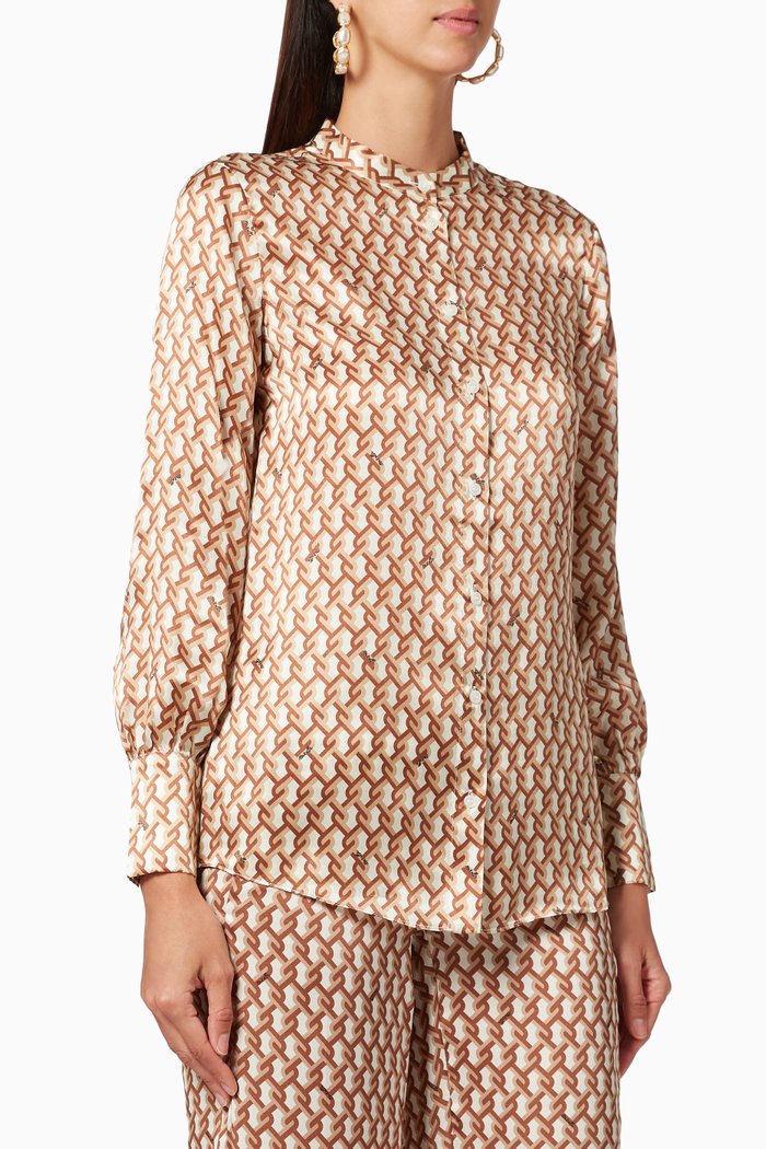 

Danzica Silk Shirt, Neutral