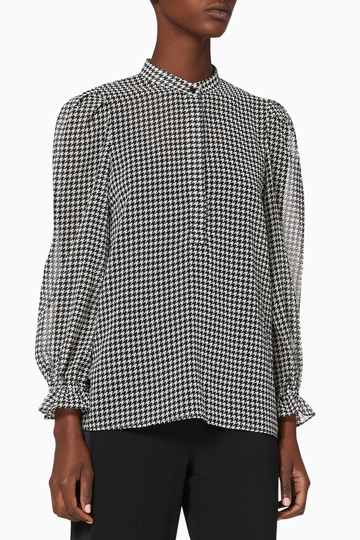 

Trivio Georgette Blouse, Black