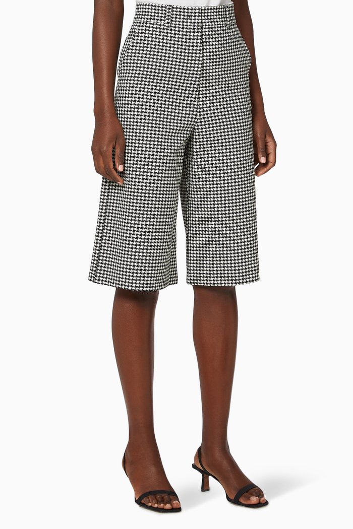 

Spiano Houndstooth Culottes, Black