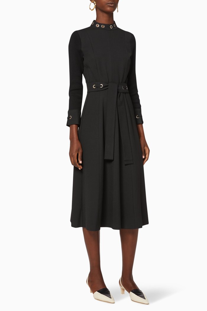 

Nemesis Belted Dress, Black