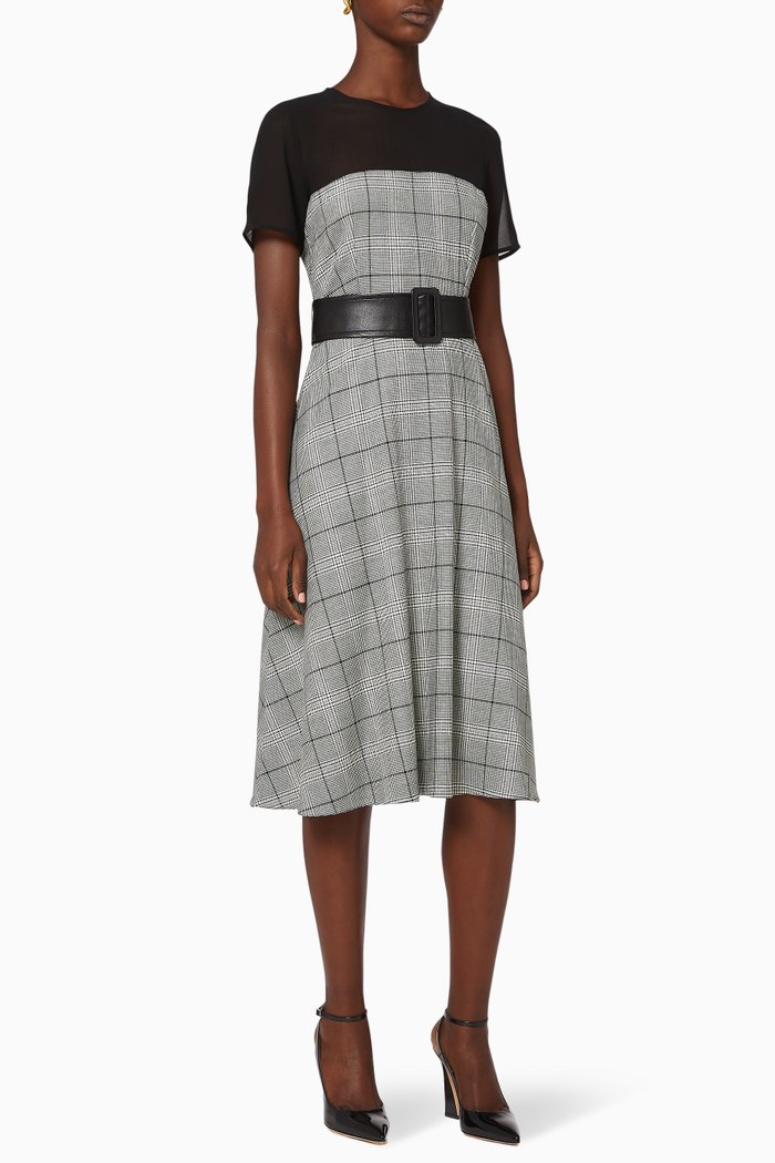 

Volt Prince of Wales Dress, Black