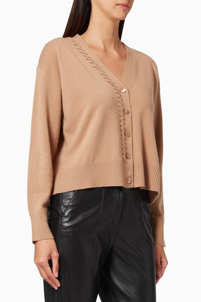 

Farea Cashmere Cardigan, Brown