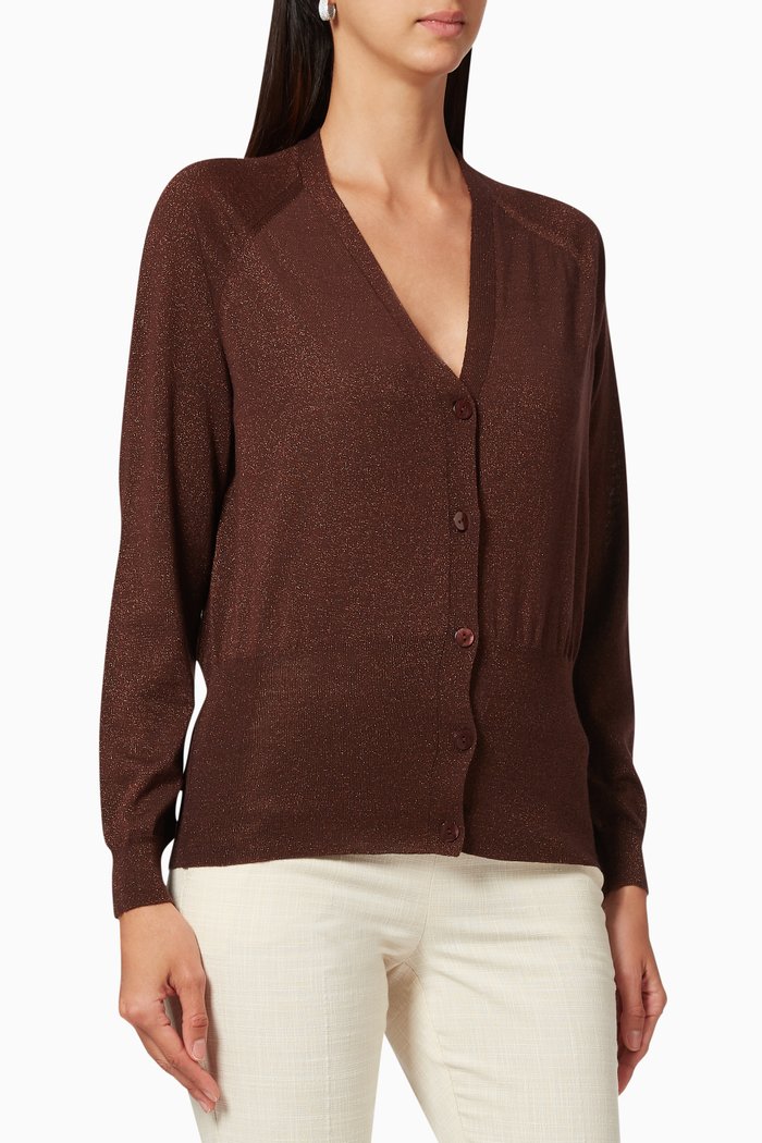 

Marocco Wool Cardigan, Brown