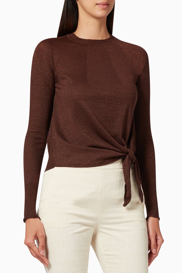 

Esposto Knot Sweater, Brown