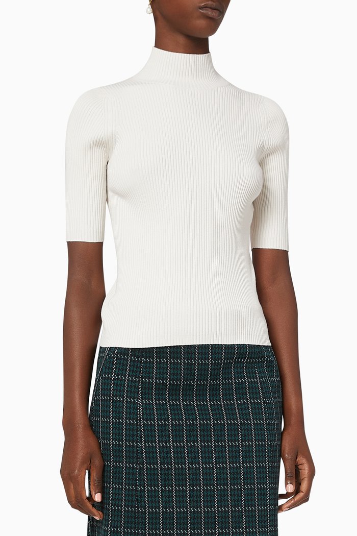 

Calaido Ribbed Sweater, White
