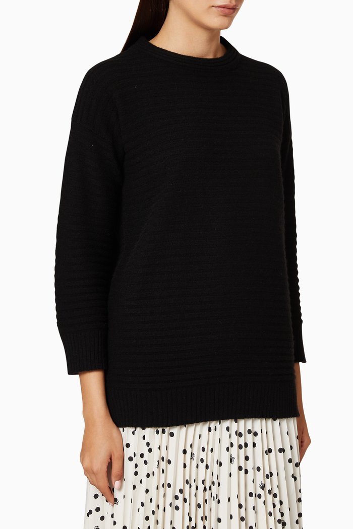 

Bagdad Textured Sweater, Black
