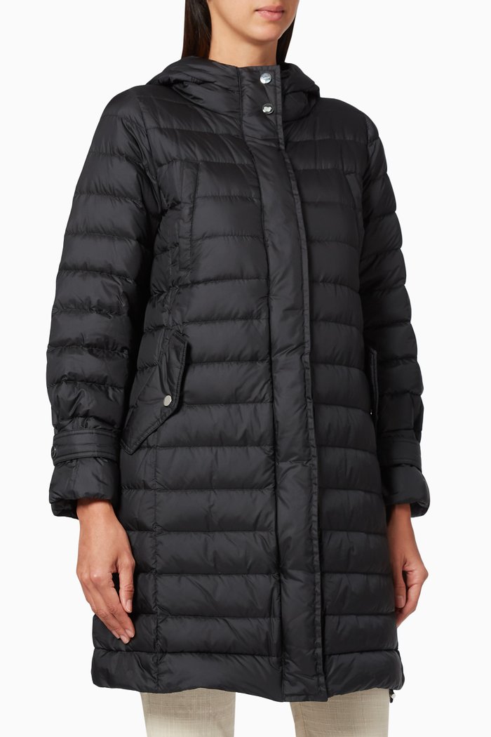 

Franco Quilted Coat, Black
