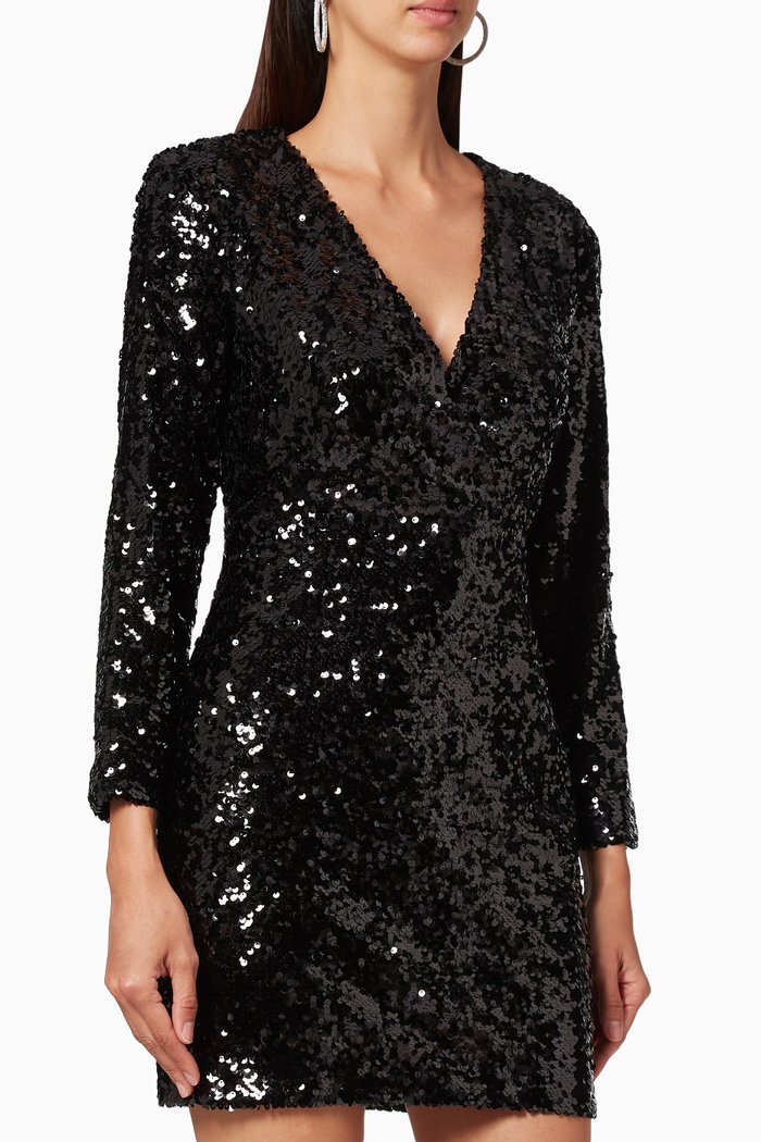 

Scoglio Sequin Dress, Black