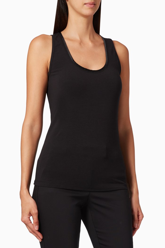 

India Jersey Top, Black