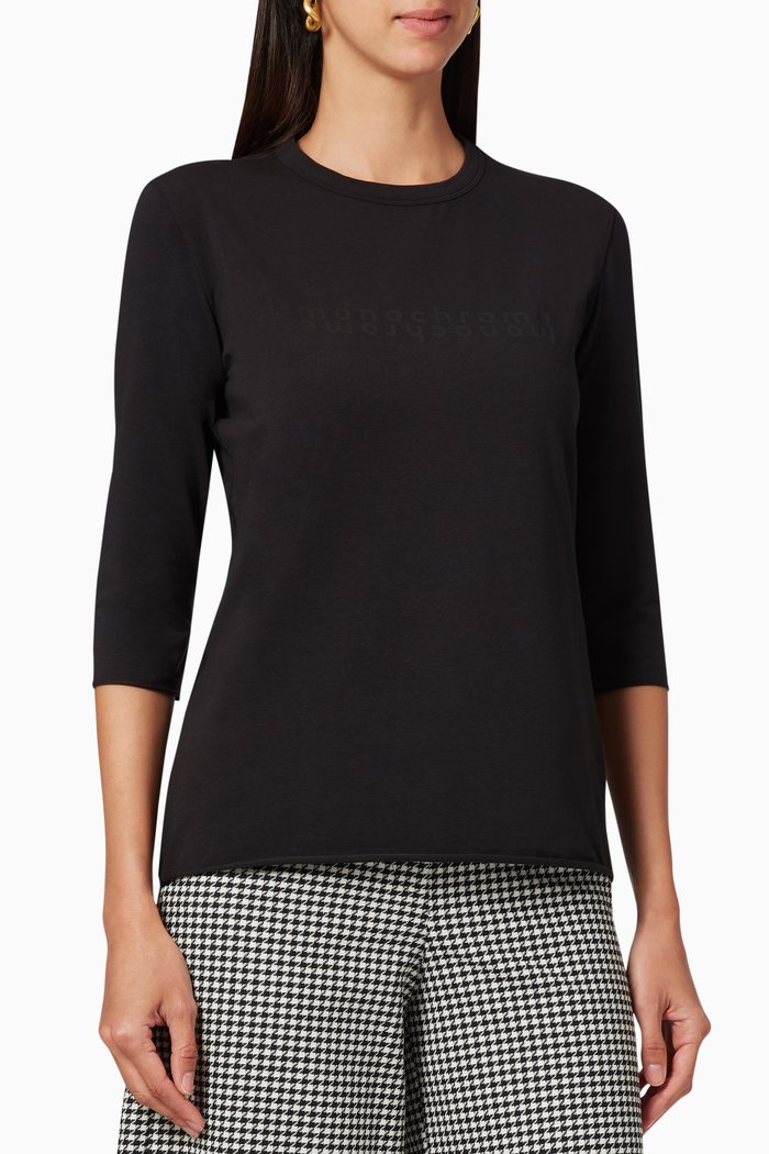 

Plata Monochrome Printed T-Shirt, Black