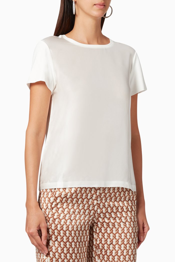

Plata Monochrome Printed T-Shirt, White