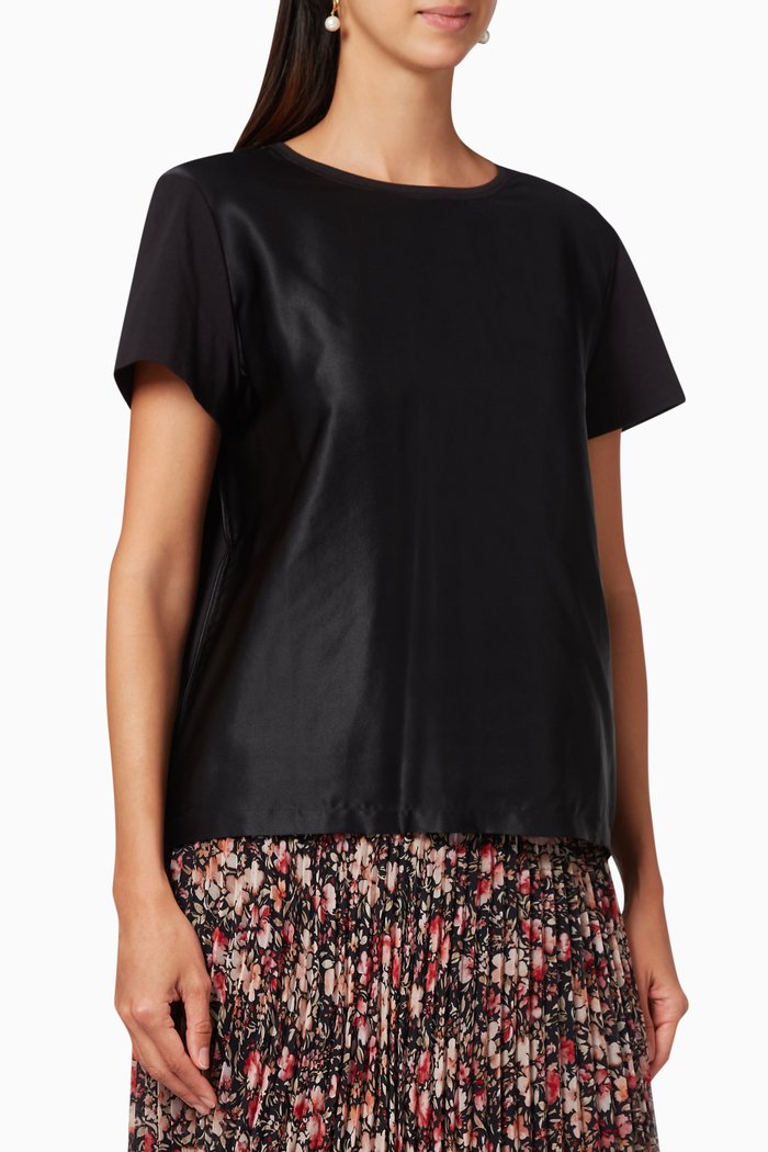 

Plata Monochrome Printed T-Shirt, Black