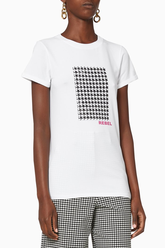 

Berceto Printed T-Shirt, White