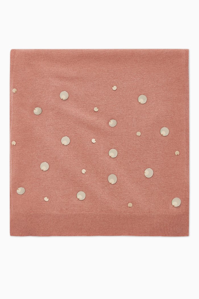 

Linda Knit Jersey Scarf, Pink