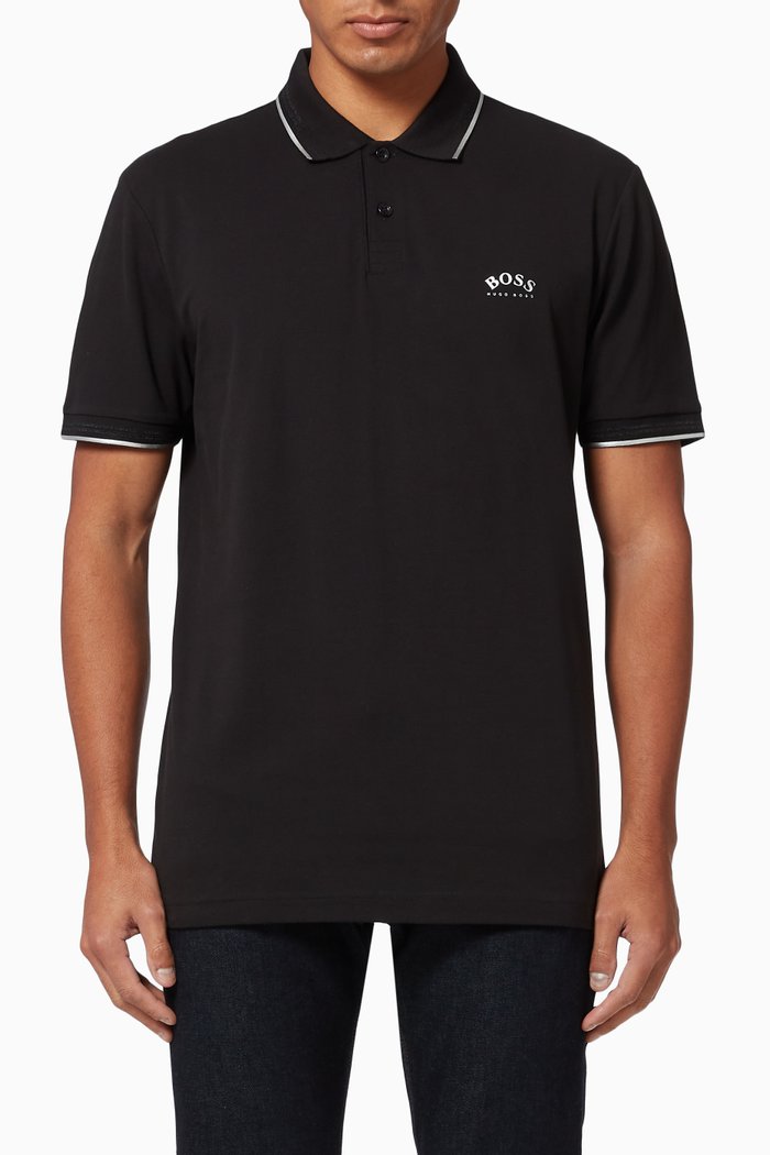 

Paul Pique Polo T-shirt, Black