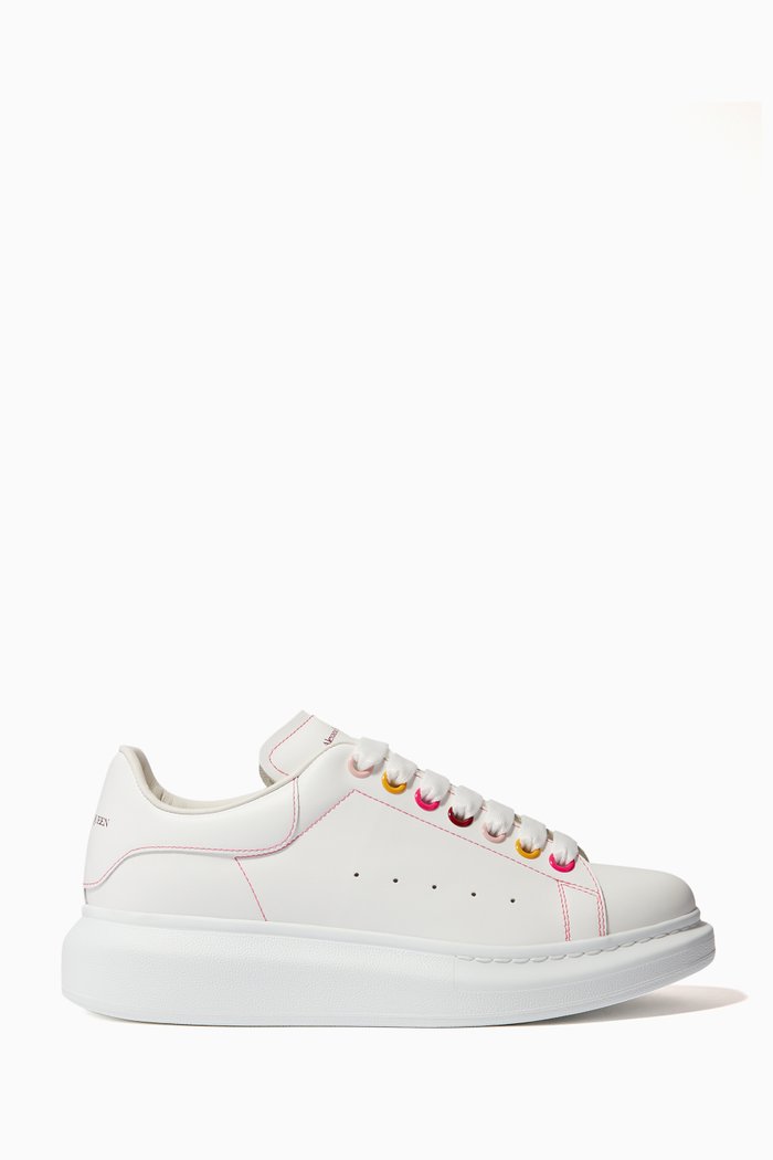 

Oversized Sneakers in Leather, White