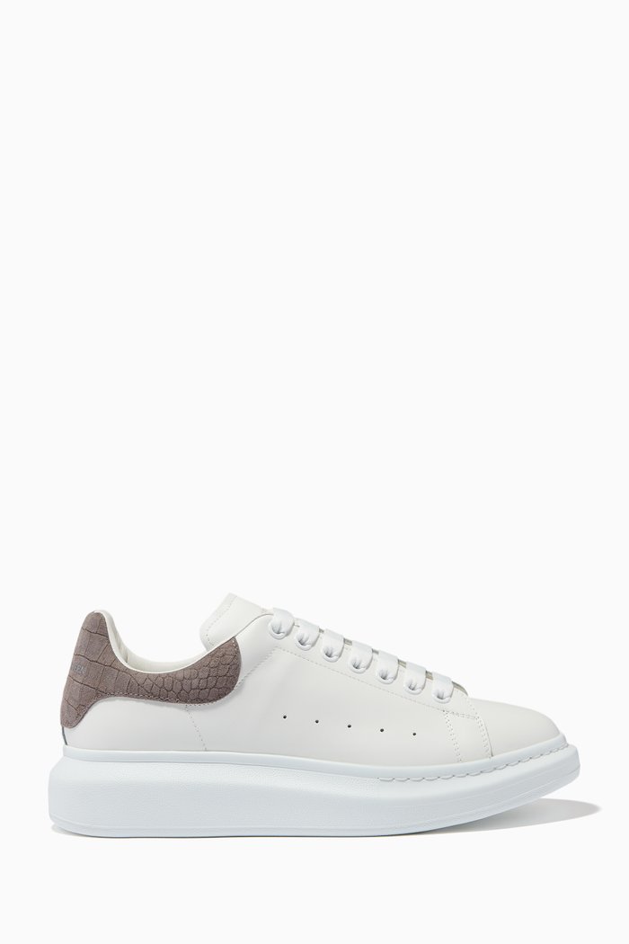 

Oversized Sneakers in Leather, White