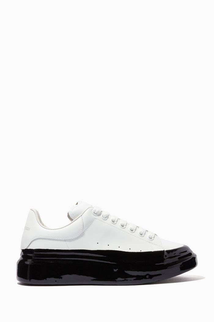 

Oversized Sneakers in Leather, White
