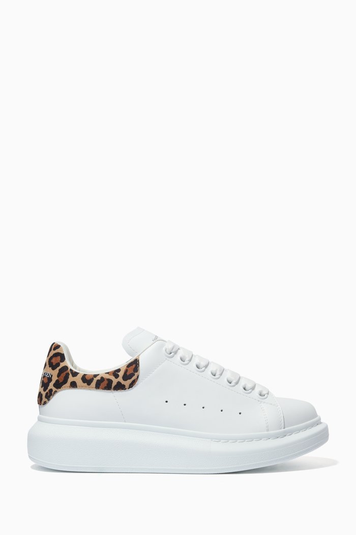 

Oversized Sneakers in Leather, White