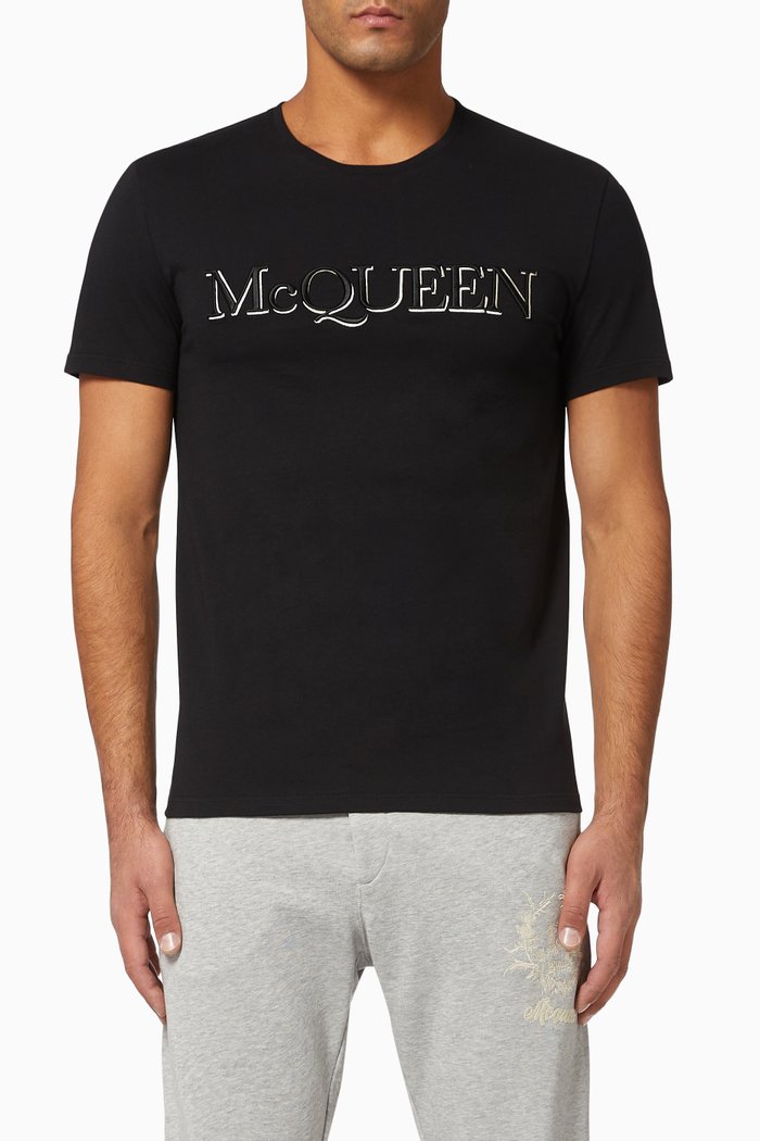 

McQueen Cotton T-shirt, Black