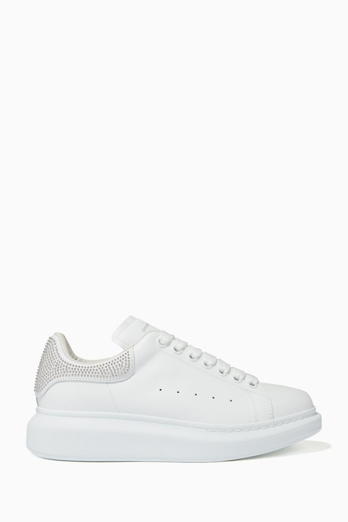 

Oversized Sneakers in Leather, White