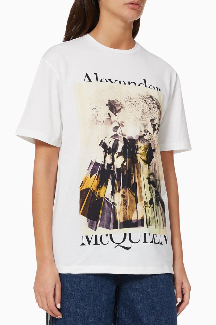 

Trompe L'œil Oversized Cotton T-Shirt, Multicolour