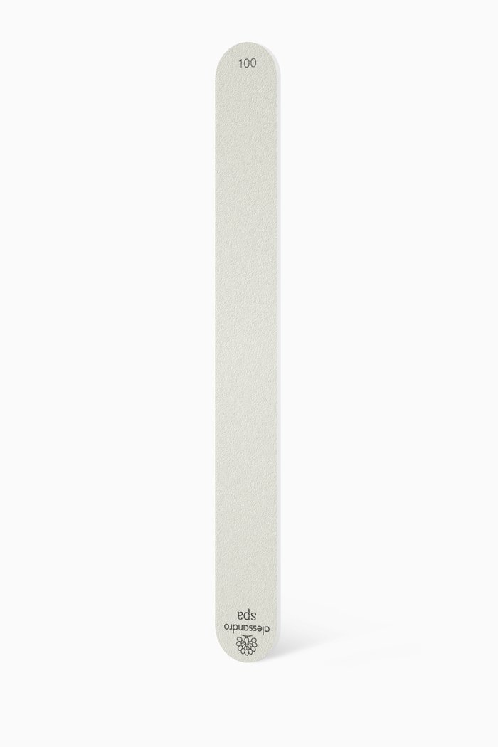 Spa Manicure File 100/180 Grit, Multicolour