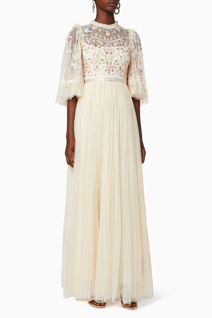 

Regency Garden Bodice Dress, Pink