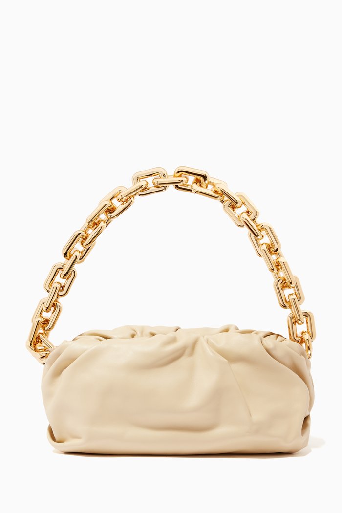 

The Chain Pouch in Nappa Calfskin, Neutral