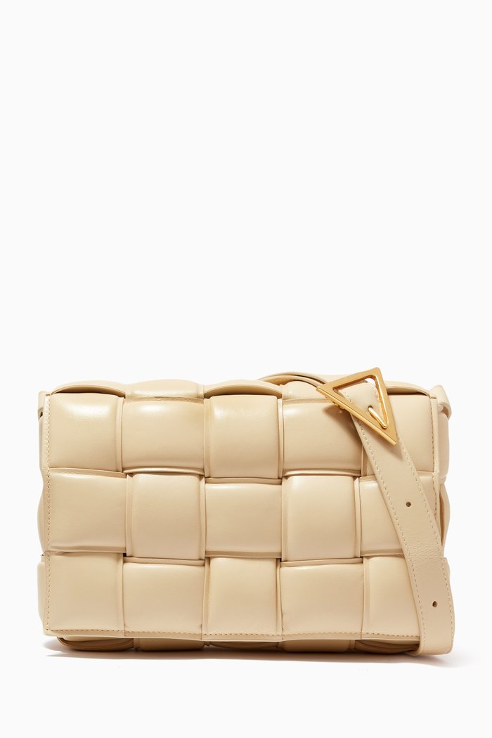 

Padded Cassette Bag in Nappa, Neutral