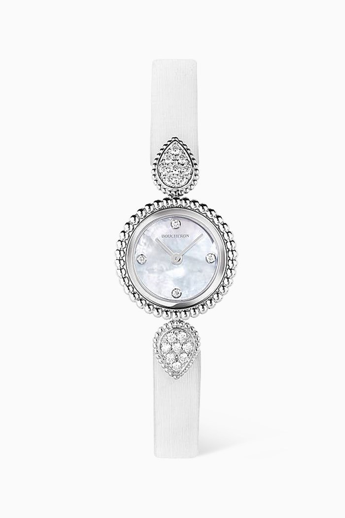 

Serpent Bohème Diamond Watch in Steel, 23mm, Metallic