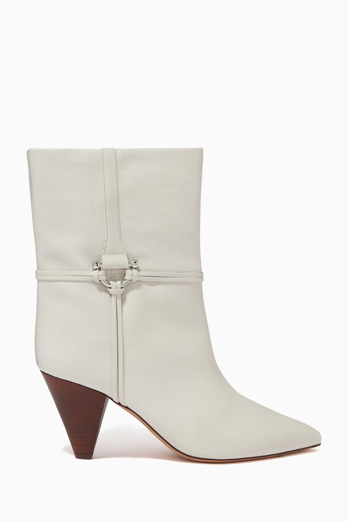 

Lilet Boots in Leather, White