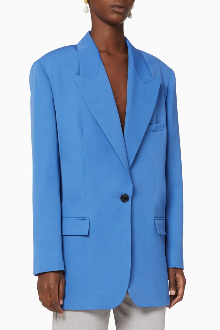 

Pika Wool Jacket, Blue