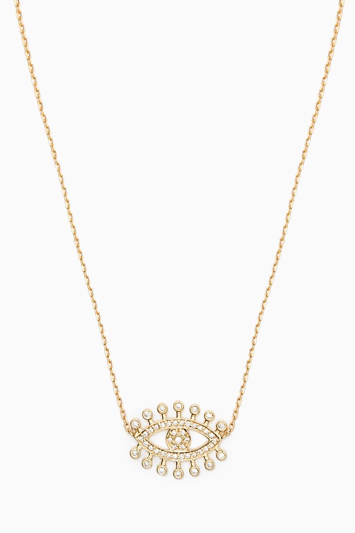 

Eye Dubai Diamond Necklace in 18kt Yellow Gold
