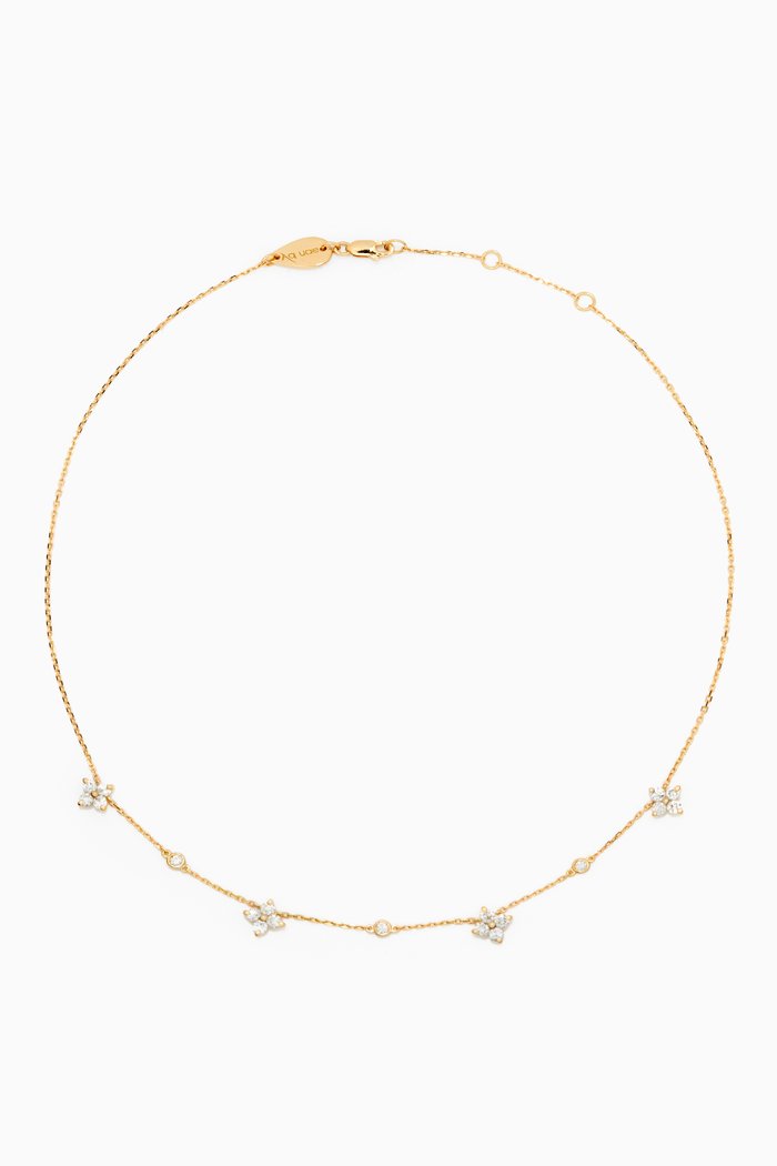 Constellation Fairy Diamond Choker in 18kt Yellow Gold