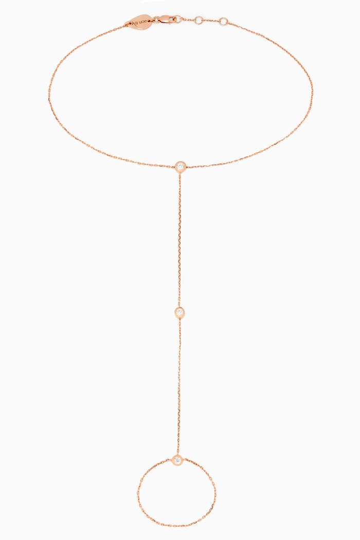 

Diamond Foot Chain in 18kt Rose Gold