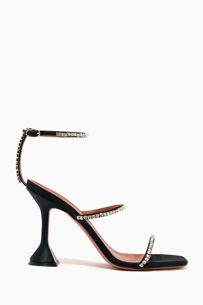 

Gilda 95 Sandals in Satin, Black