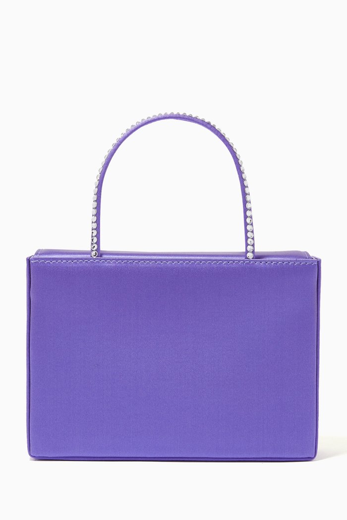 

Small Amini Gilda Tote in Satin, Purple