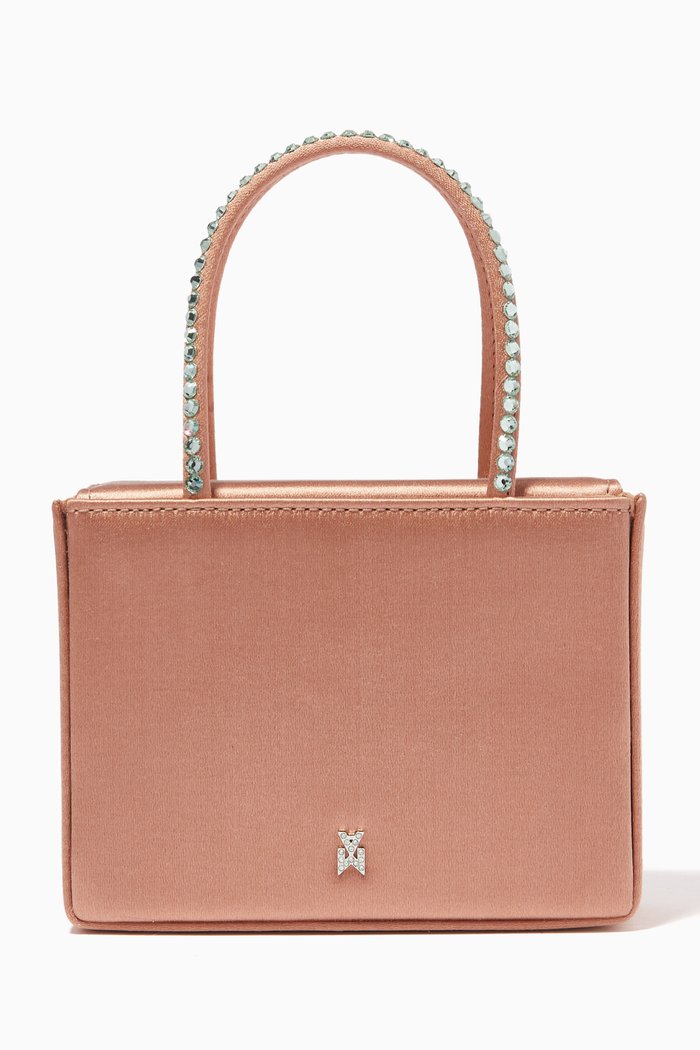 

Super Amini Gilda Tote in Satin, Neutral