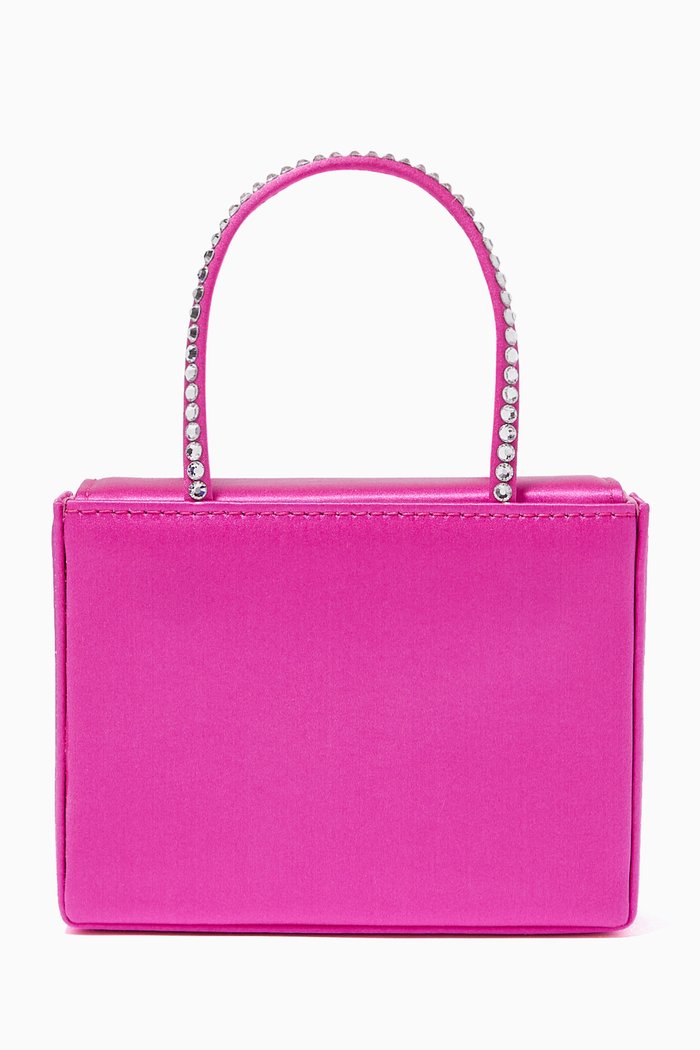 

Super Amini Gilda Tote in Satin, Pink