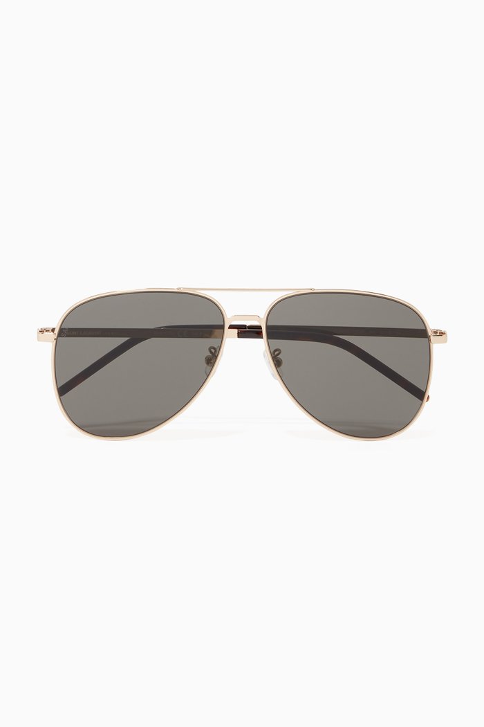 

Classic 11 Aviator Sunglasses, Gold