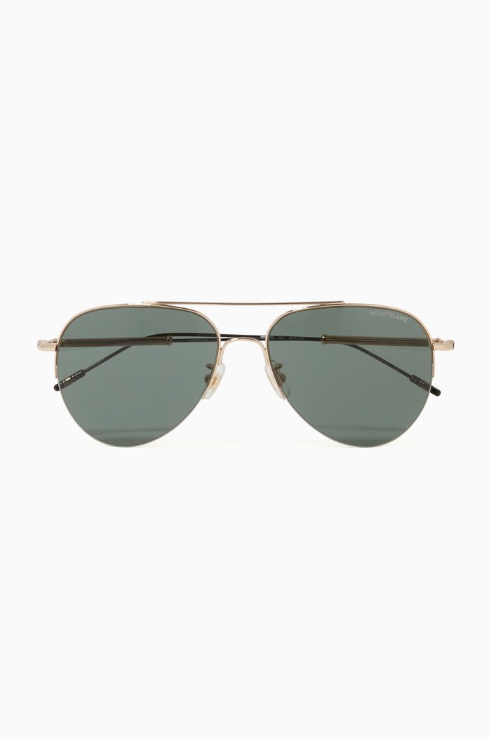 

Aviator Sunglasses, Green