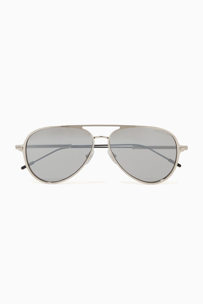 

Aviator Sunglasses, Silver