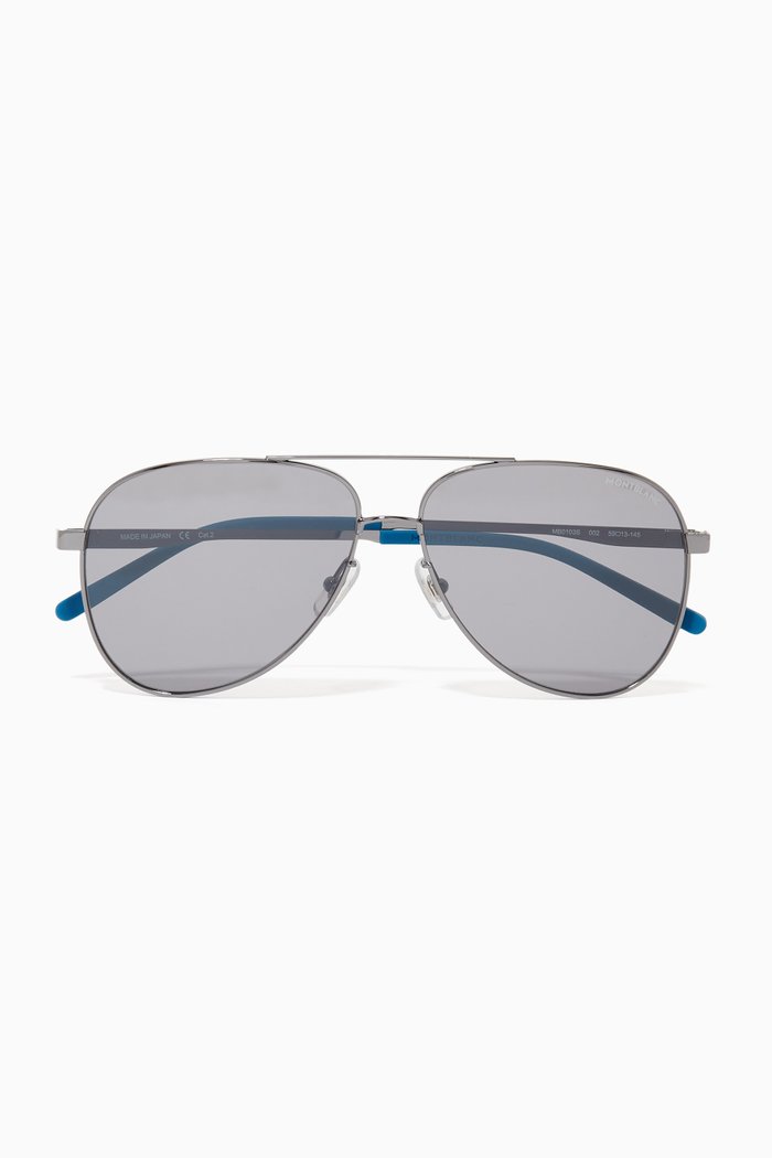 

Aviator Sunglasses, Silver