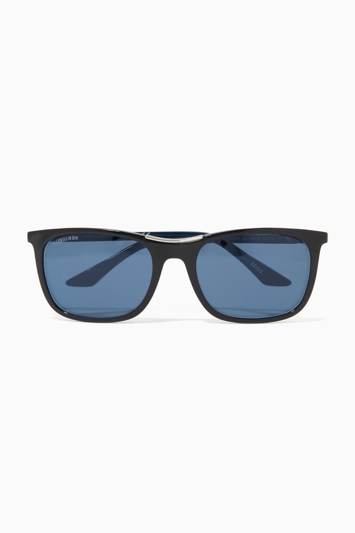

Square Sunglasses in Metal, Black