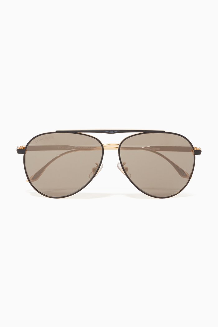 

Classic Aviator Sunglasses, Brown