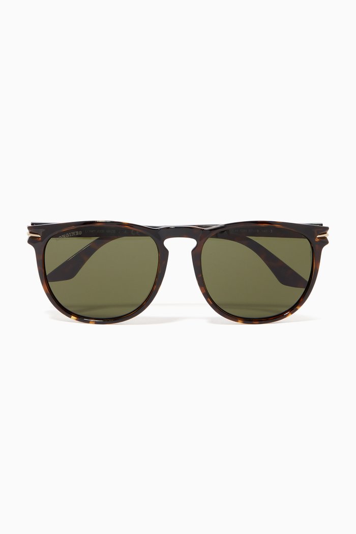 

Round Sunglasses in Havana Acetate, Brown