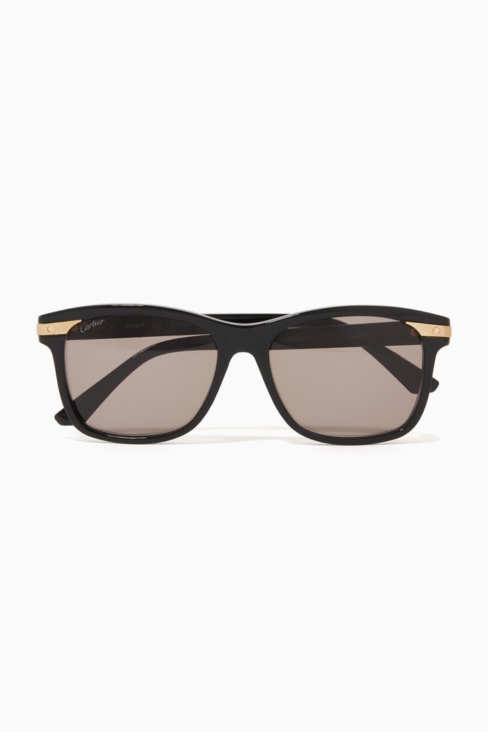 

Santos de Cartier Sunglasses, Brown