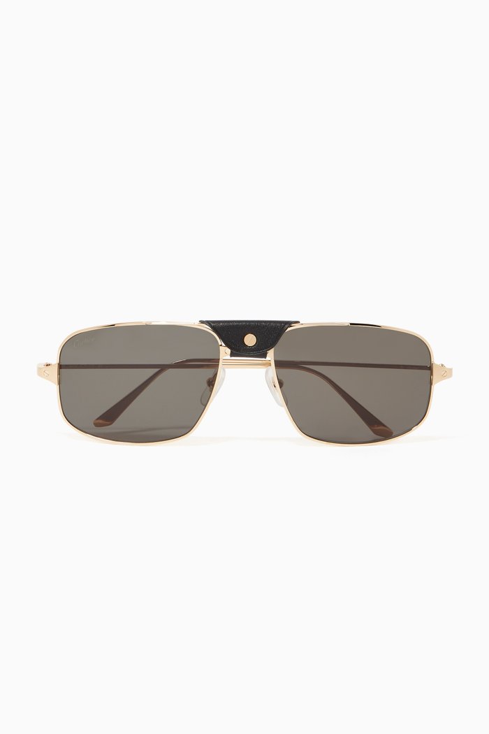 

Santos de Cartier Sunglasses, Gold
